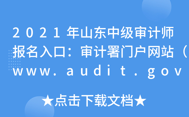 2021ɽ|мӋ(j)(bo)ڣӋ(j)TW(wng)վwww.audit.gov.cn