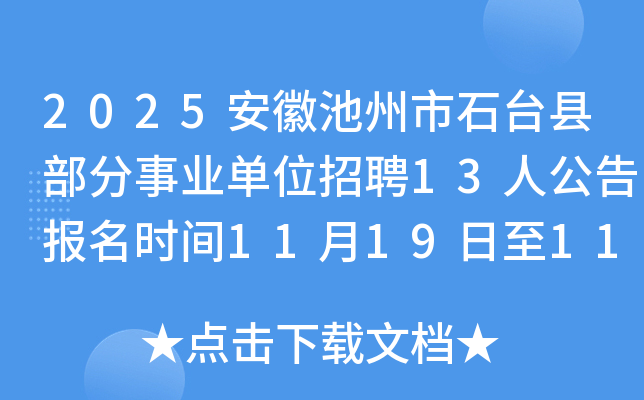 2025ճʯ̨زҵλƸ13˹汨ʱ11191125​