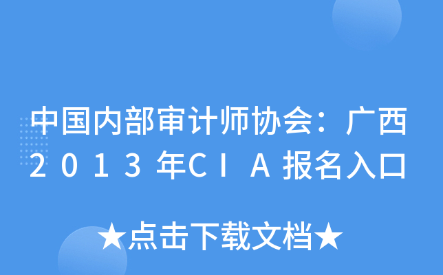 Ї(ni)Ӌf(xi)V2013CIA